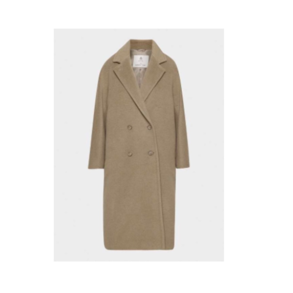 Aritzia The Slouch Coat - Nomad Taupe - XS